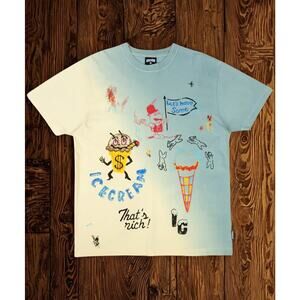ICECREAM Billionaire Boys Club Mount Drawmore Tee Mens M Rare Graphic Shirt